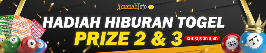 Hadiah Hiburan Prize 2 dan Prize 3